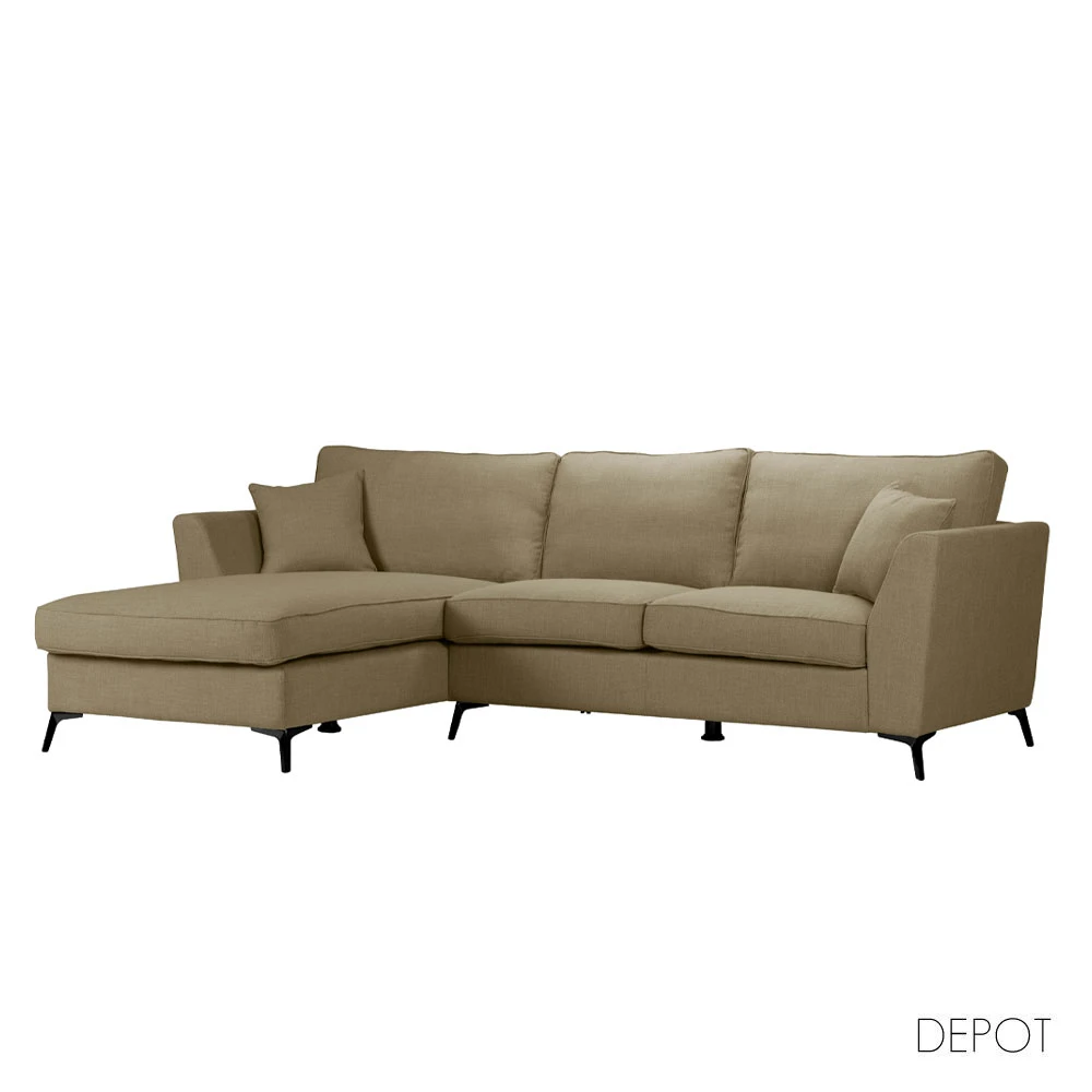 LIBERTA BOEL ΚΑΝΑΠΕΣ ΓΩΝΙΑ ΑΡΙΣΤΕΡΗ BEIGE 280x170x92