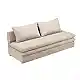 LIBERTA GIRASOLE ΚΑΝΑΠΕΣ ΚΡΕΒΑΤΙ 3ΘΕΣΙΟΣ BEIGE ASTI 1 200x87x90cm