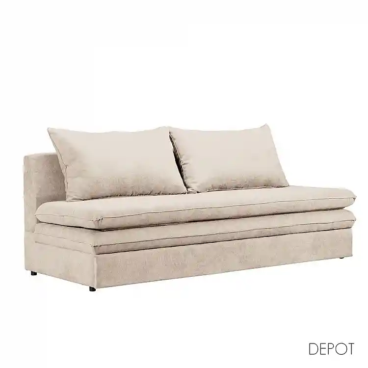 LIBERTA GIRASOLE ΚΑΝΑΠΕΣ ΚΡΕΒΑΤΙ 3ΘΕΣΙΟΣ BEIGE ASTI 1 200x87x90cm
