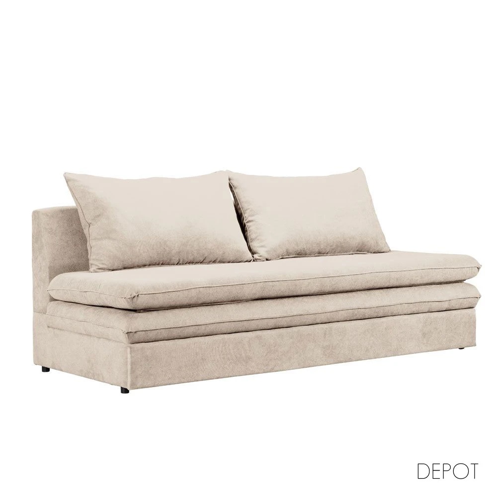 LIBERTA GIRASOLE ΚΑΝΑΠΕΣ ΚΡΕΒΑΤΙ 3ΘΕΣΙΟΣ BEIGE 200x87x90