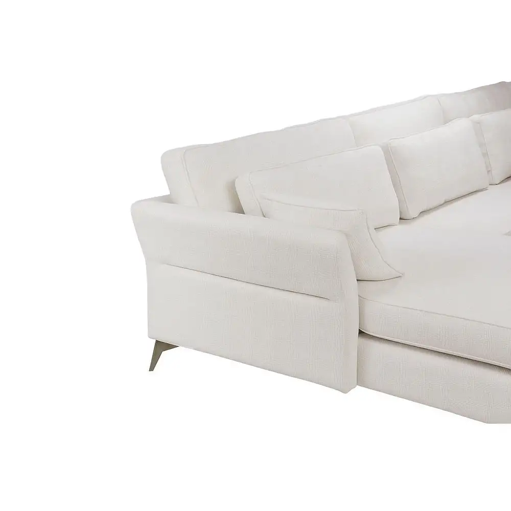 LIBERTA PARFAIT ΚΑΝΑΠΕΣ ΓΩΝΙΑ ΑΡΙΣΤΕΡΗ BEIGE LEGASY 15 307x185x92cm