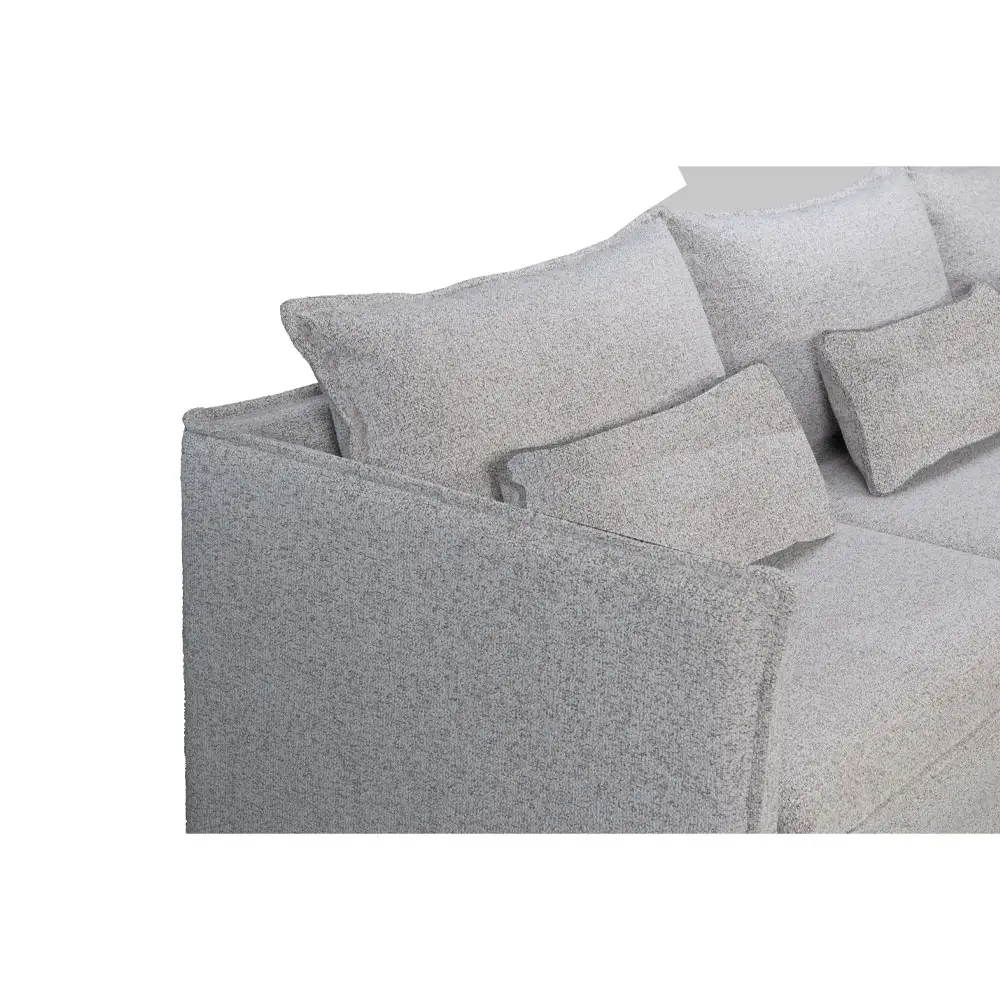 LIBERTA PROUD ΚΑΝΑΠΕΣ ΓΩΝΙΑ ΔΕΞΙΑ ΓΚΡΙ ΑΝΟΙΧΤΟ PUENTE 80 258x180x90cm