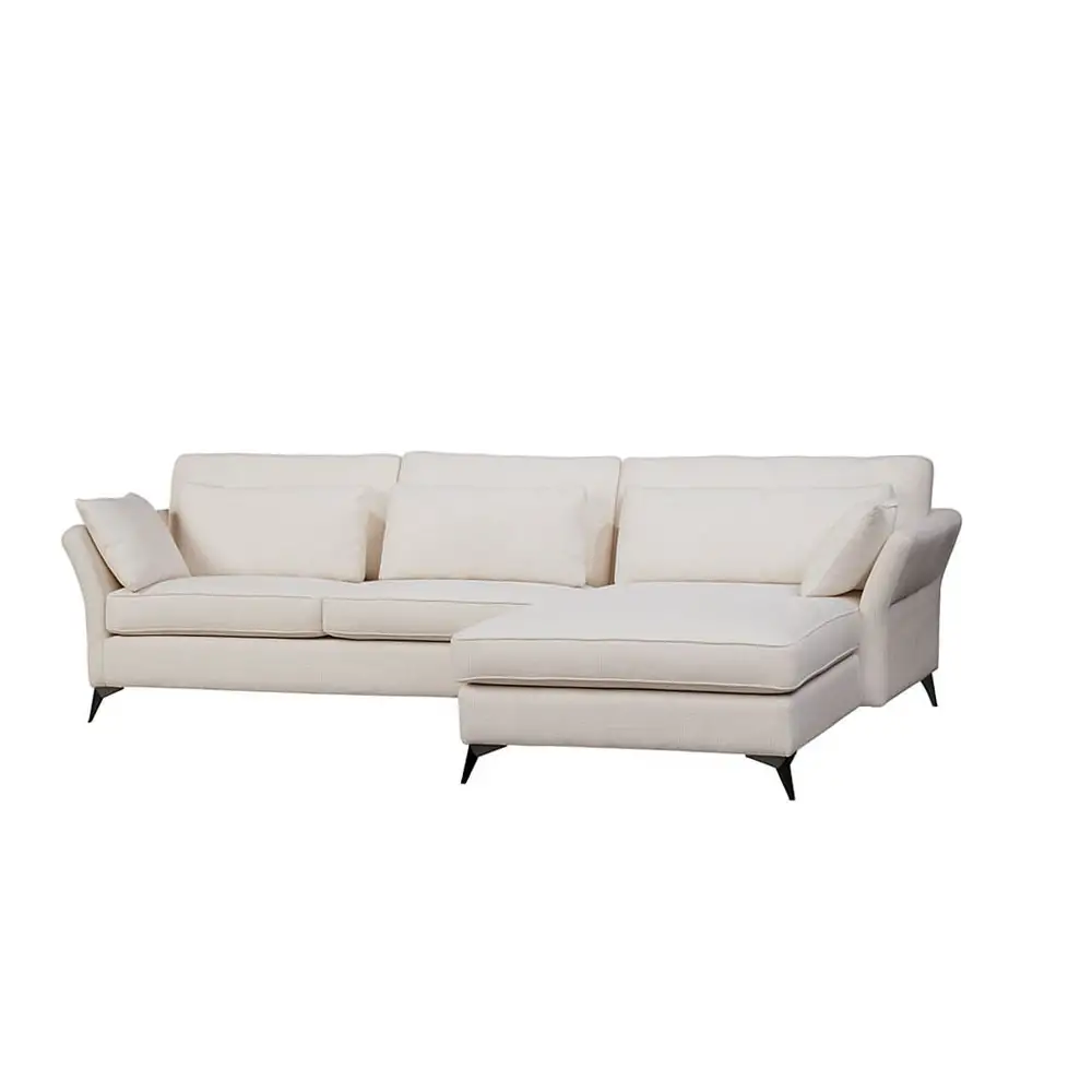 LIBERTA PARFAIT ΚΑΝΑΠΕΣ ΓΩΝΙΑ ΔΕΞΙΑ BEIGE LEGASY 15 307x185x92cm