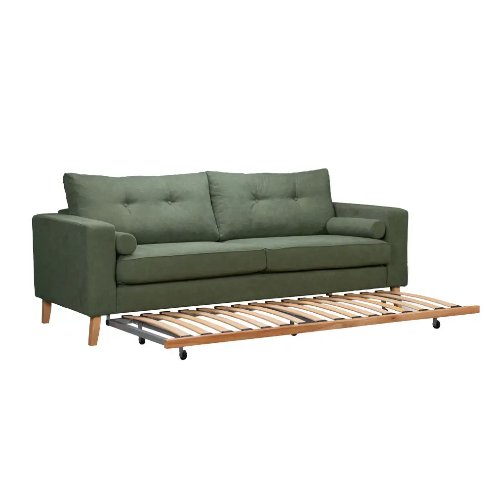 LIBERTA LUSSO ΚΑΝΑΠΕΣ ΚΡΕΒΑΤΙ 3ΘΕΣΙΟΣ ΛΑΔΙ LINO 77 218x85x87cm