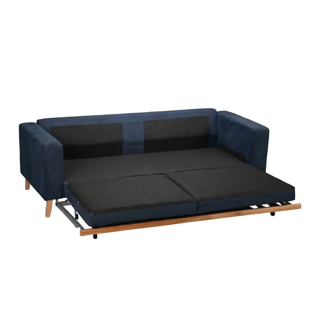 LIBERTA LUSSO ΚΑΝΑΠΕΣ ΚΡΕΒΑΤΙ 3ΘΕΣΙΟΣ ΜΠΛΕ LINO 89 218x85x87cm