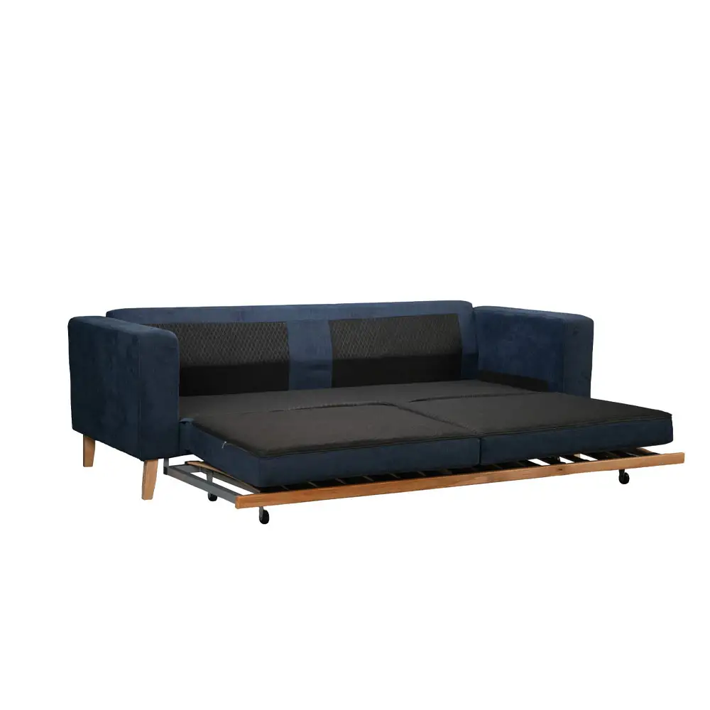 LIBERTA LUSSO ΚΑΝΑΠΕΣ ΚΡΕΒΑΤΙ 3ΘΕΣΙΟΣ ΜΠΛΕ LINO 89 218x85x87cm