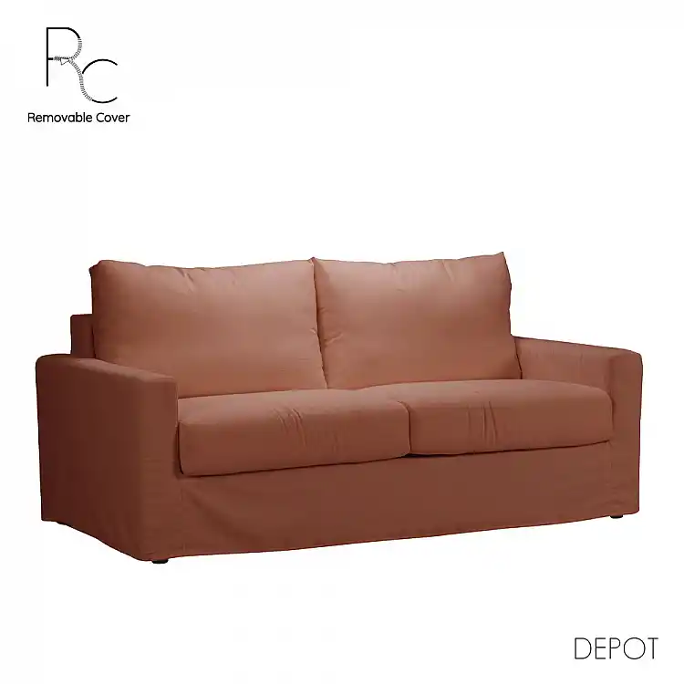 LIBERTA ITHAKI ΚΑΝΑΠΕΣ ΚΡΕΒΑΤΙ 3ΘΕΣΙΟΣ TERRACOTTA SCALA 57 190x94x90cm