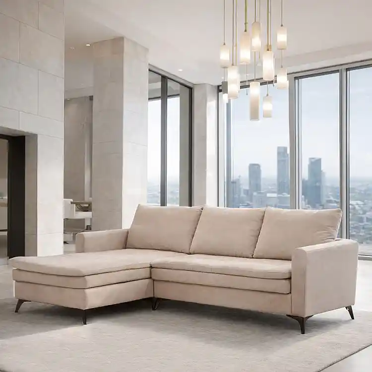 LIBERTA SCANDALO ΚΑΝΑΠΕΣ ΓΩΝΙΑ ΑΝΑΣΤΡΕΨΙΜΗ CREAM ASTI 1 265x188x99cm