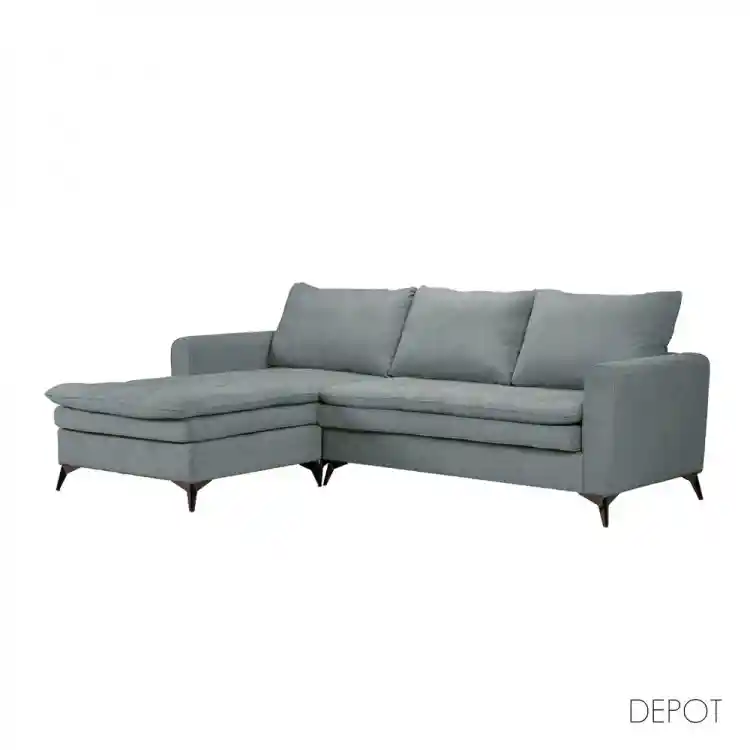 LIBERTA SCANDALO ΚΑΝΑΠΕΣ ΓΩΝΙΑ ΑΝΑΣΤΡΕΨΙΜΗ ΓΚΡΙ ASTI 13 265x188x99cm
