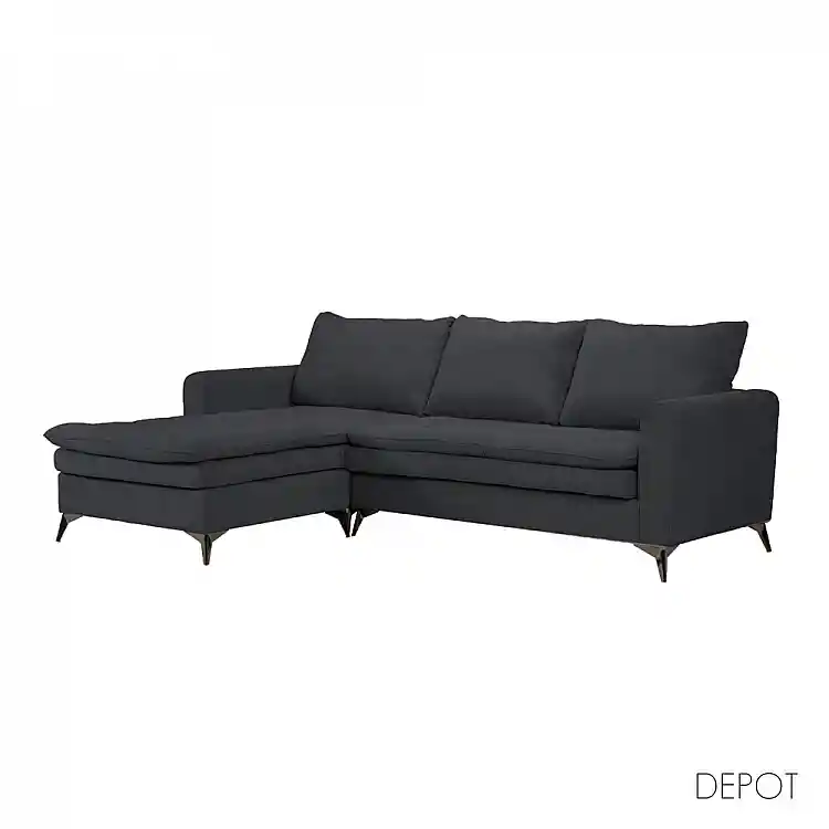 LIBERTA SCANDALO ΚΑΝΑΠΕΣ ΓΩΝΙΑ ΑΝΑΣΤΡΕΨΙΜΗ ΑΝΘΡΑΚΙ ASTI 15 265x188x99cm