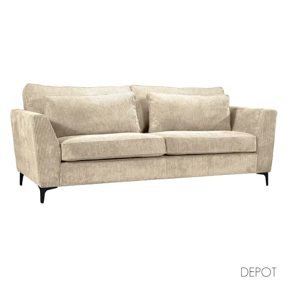 LIBERTA FOREVER ΚΑΝΑΠΕΣ 3ΘΕΣΙΟΣ BEIGE LINCOLN 03 223x96x93cm