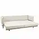 LIBERTA COMMODO ΚΑΝΑΠΕΣ ΚΡΕΒΑΤΙ 3ΘΕΣΙΟΣ OFF WHITE NEVE 02 ΚΑΦΕ NEVE 16 230x81x88cm