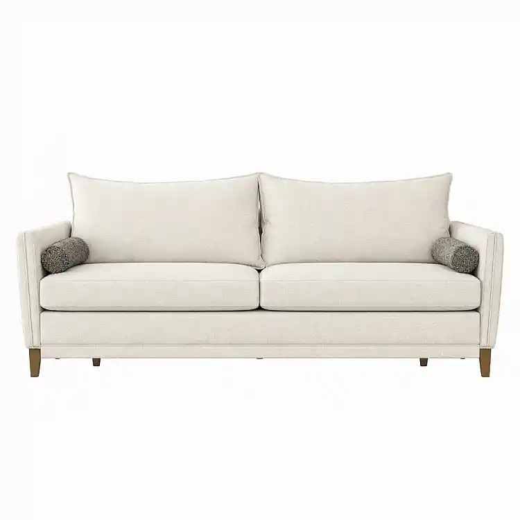 LIBERTA COMMODO ΚΑΝΑΠΕΣ ΚΡΕΒΑΤΙ 3ΘΕΣΙΟΣ OFF WHITE NEVE 02 ΚΑΦΕ NEVE 16 230x81x88cm
