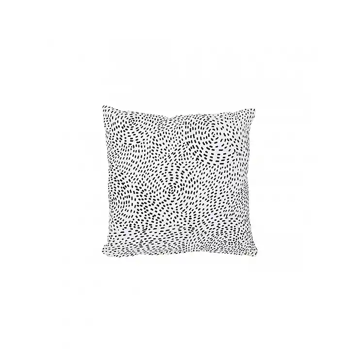 Μαξιλάρι dots μαύρο 45x45