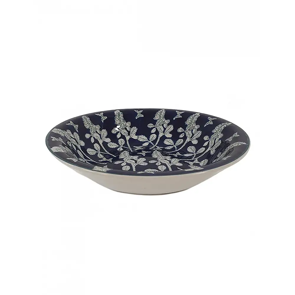 Πιατέλα blue porc. flower 36X7,5εκ.