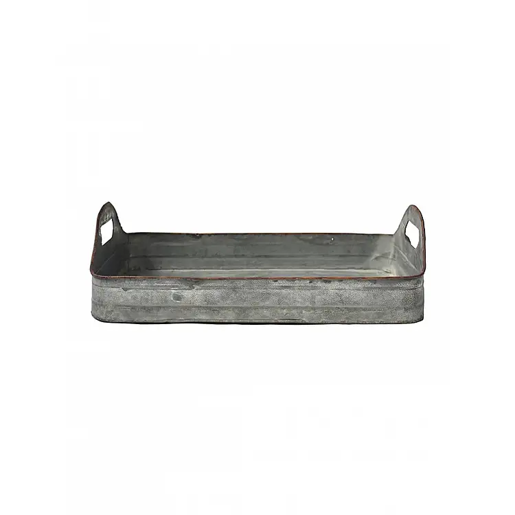 Δίσκος μεταλικός vintage zinc 49X29X7