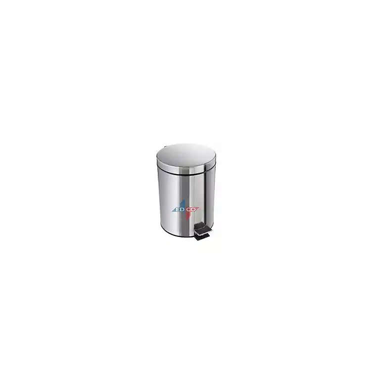 Κάδος αποριμάτων πεντάλ ανοξείδωτο  inox 5lt.