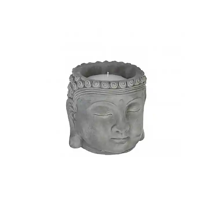 Βούδας κεραμικό με κερί citronella 13,5x13