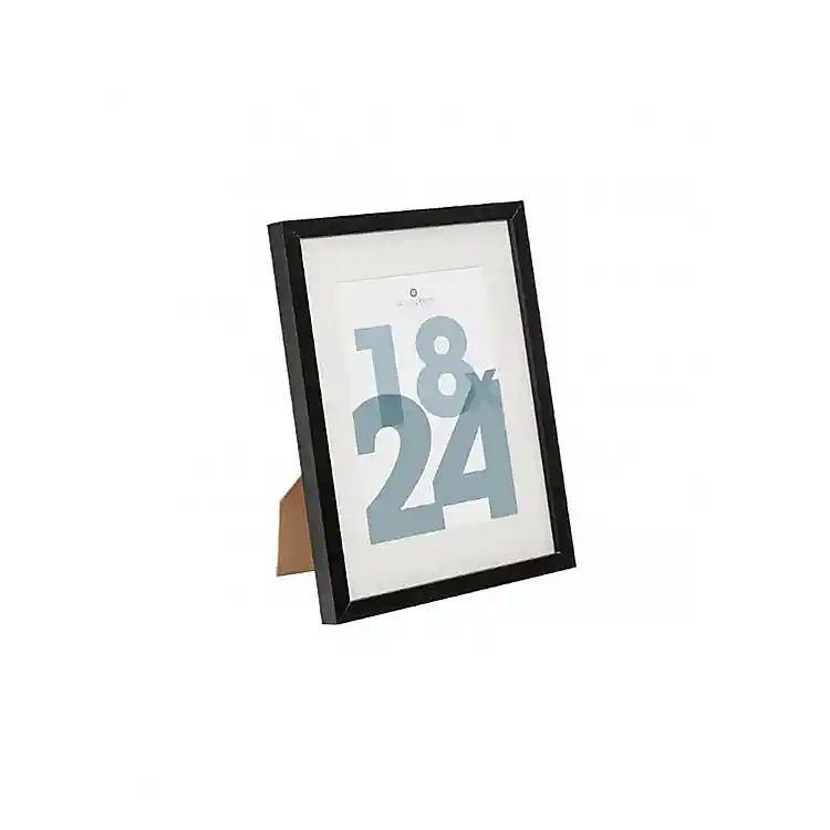 κορνίζα ξύλινο  μαύρη 18x24