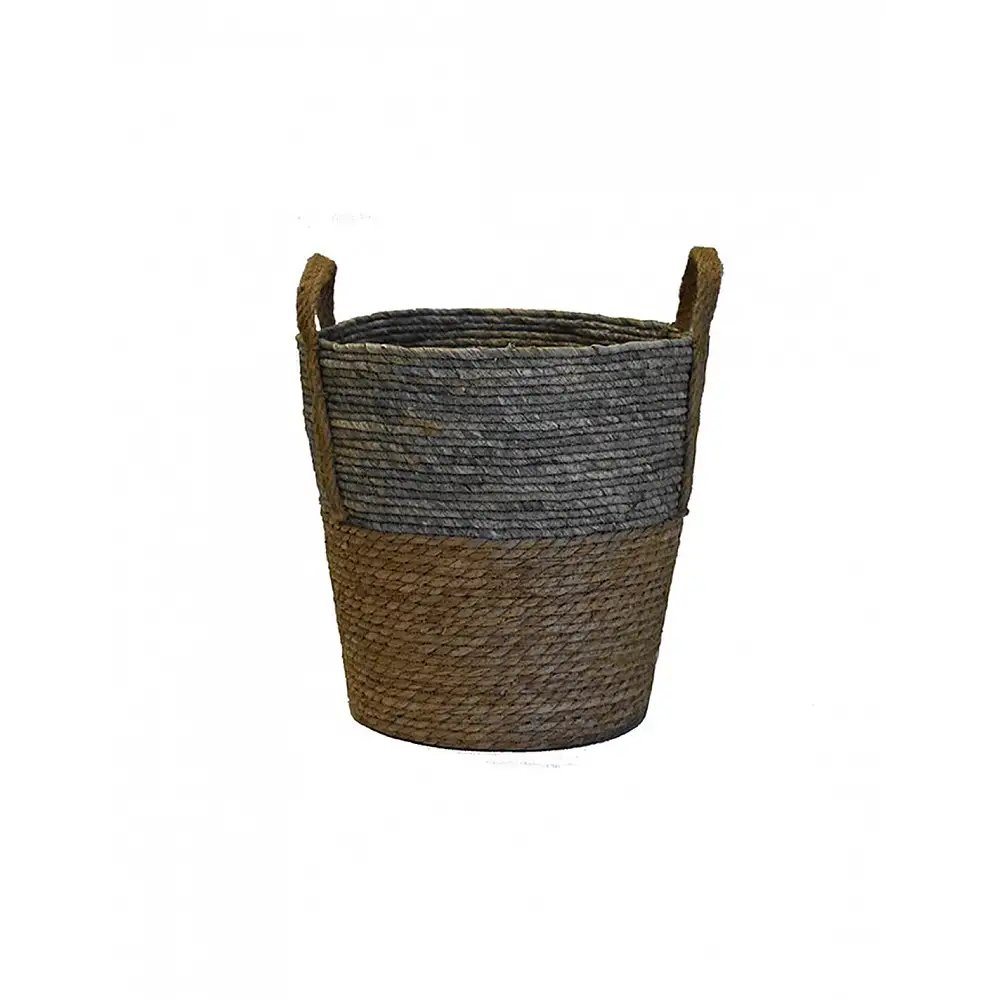 Καλάθι καφέ γκρι Φ34x37