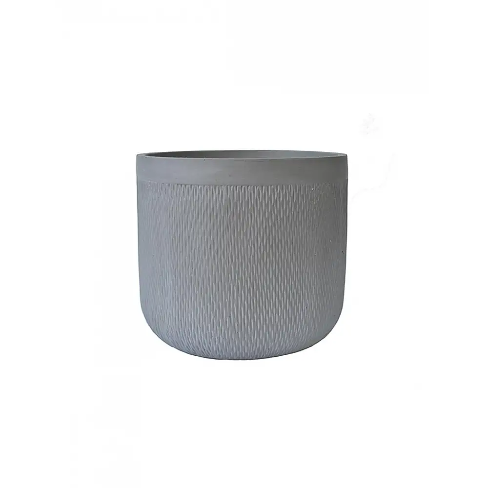 Γλάστρα fibreclay rain γκρι χρ.  Φ37x34