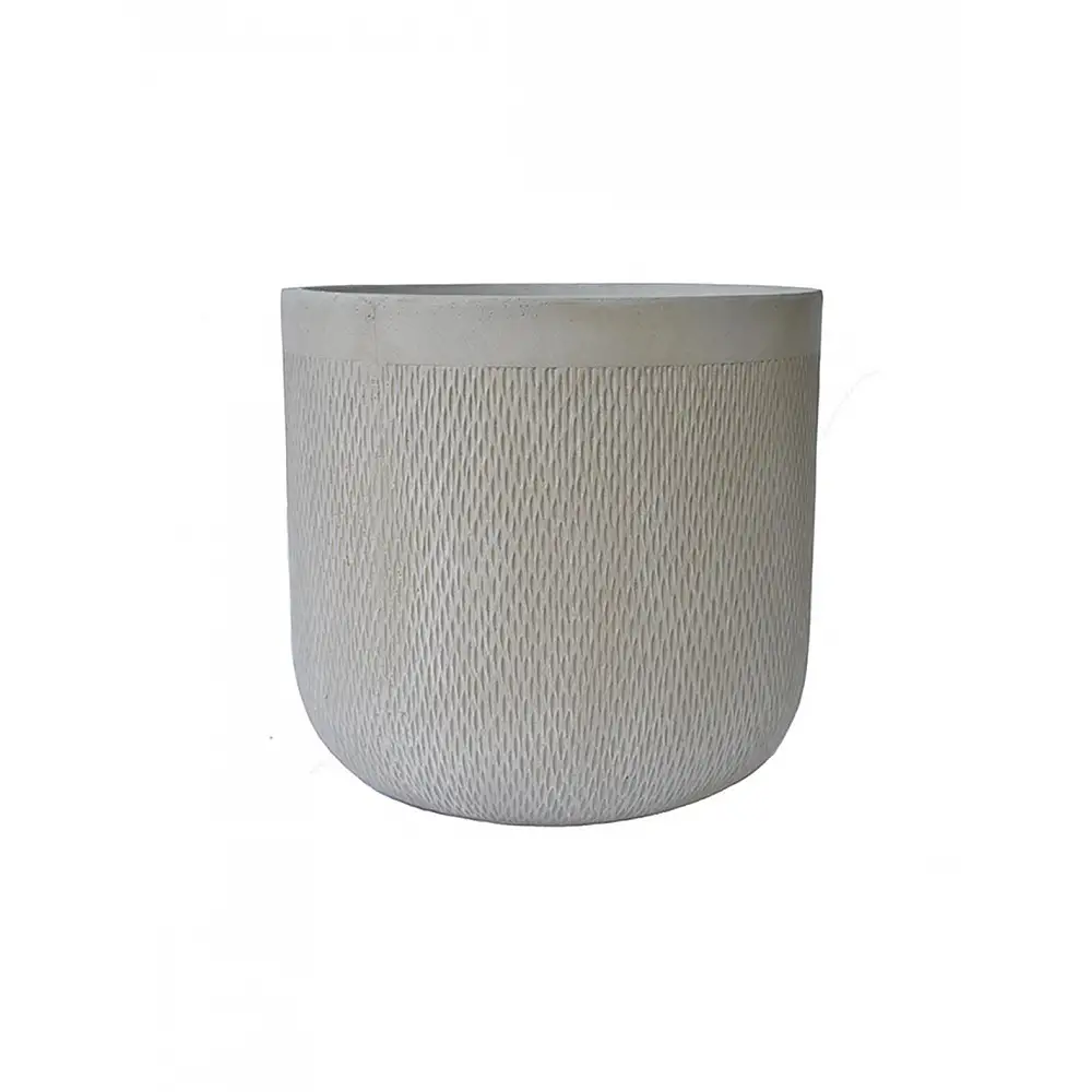 Γλάστρα fibreclay rain μπεζ χρ.  Φ44x41