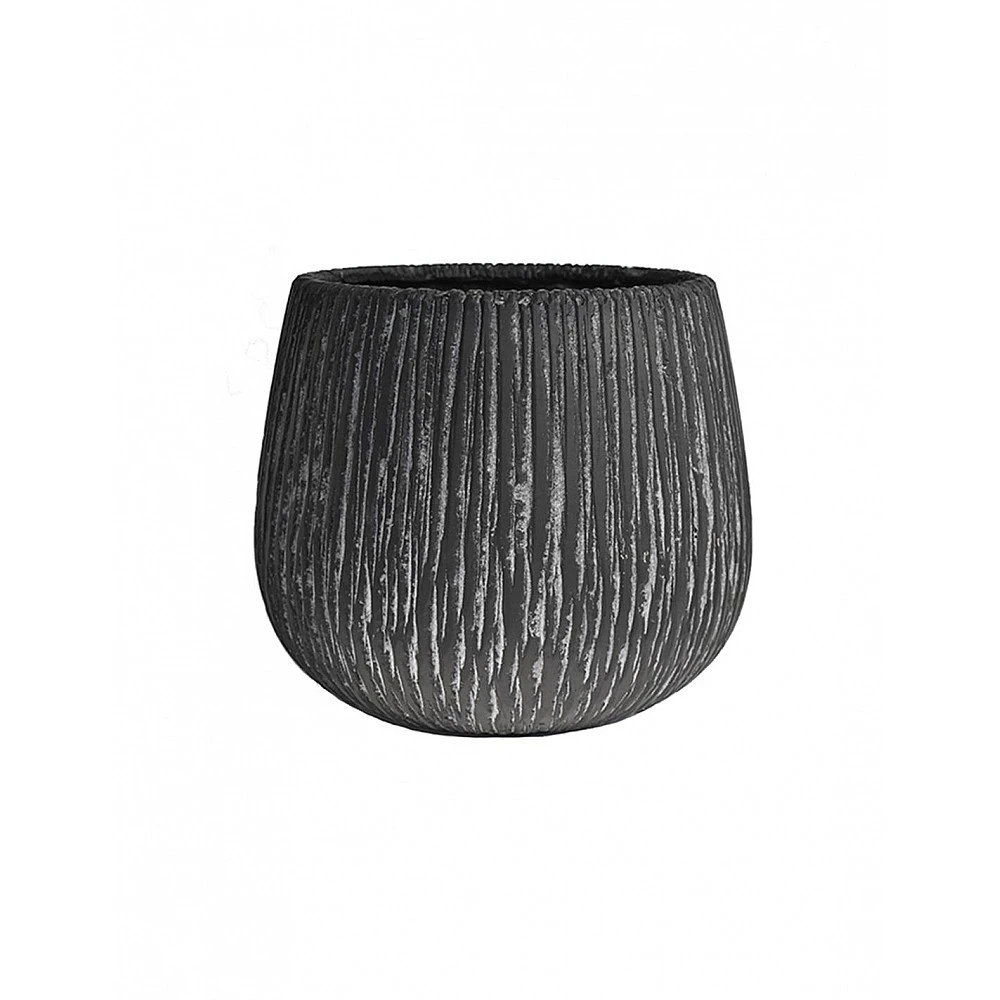 Κασπώ κεραμικό carve μαύρο χρ. Φ37x31