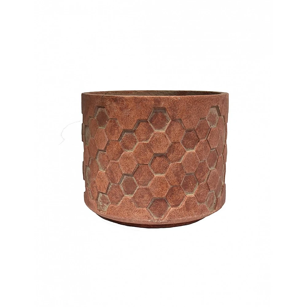 Κασπώ κεραμικό chain antique κόκκινη Φ31x26