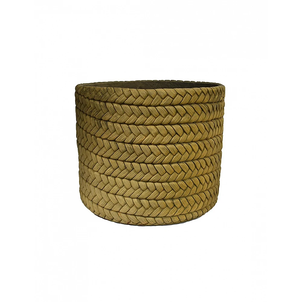 Κασπώ κεραμικό light rattan καφέ χρ. Φ37x31