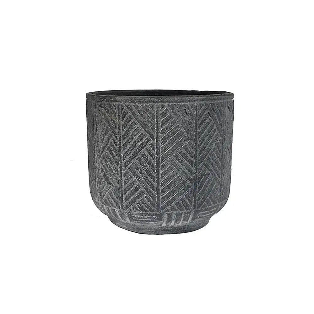 Κασπώ κεραμικό Utah γκρι χρ.  Φ25X21