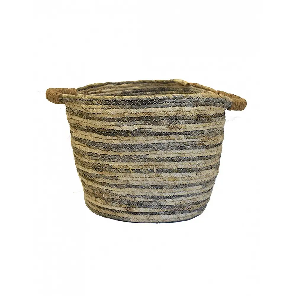 Καλάθι ψάθινο φυσικό 35x30