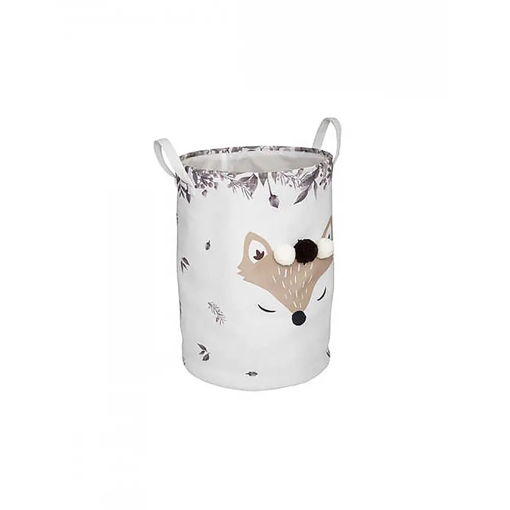 Καλάθι υφασμάτινο σχέδιο/α αλεπού 35x50
