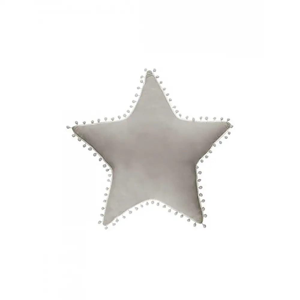 Μαξιλάρι σχέδιο/α αστέρι γκρι