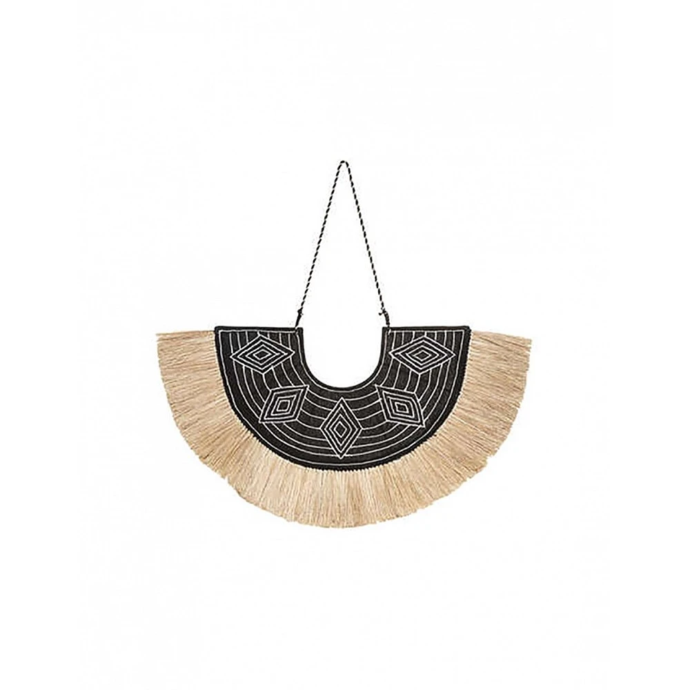 Διακοσμητικό τοίχου αψίδα με raffia 67x39