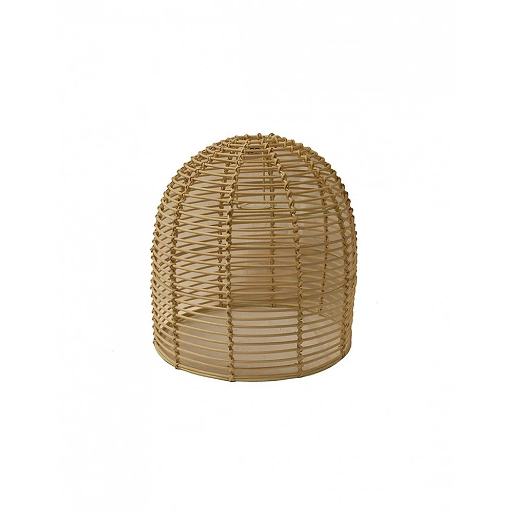 Φωτιστικό καπέλο οροφής rattan εκρού 34x34,5