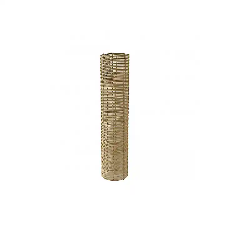 Φωτιστικό δαπέδου rattan εκρού Φ21,5εκ. x1Μ