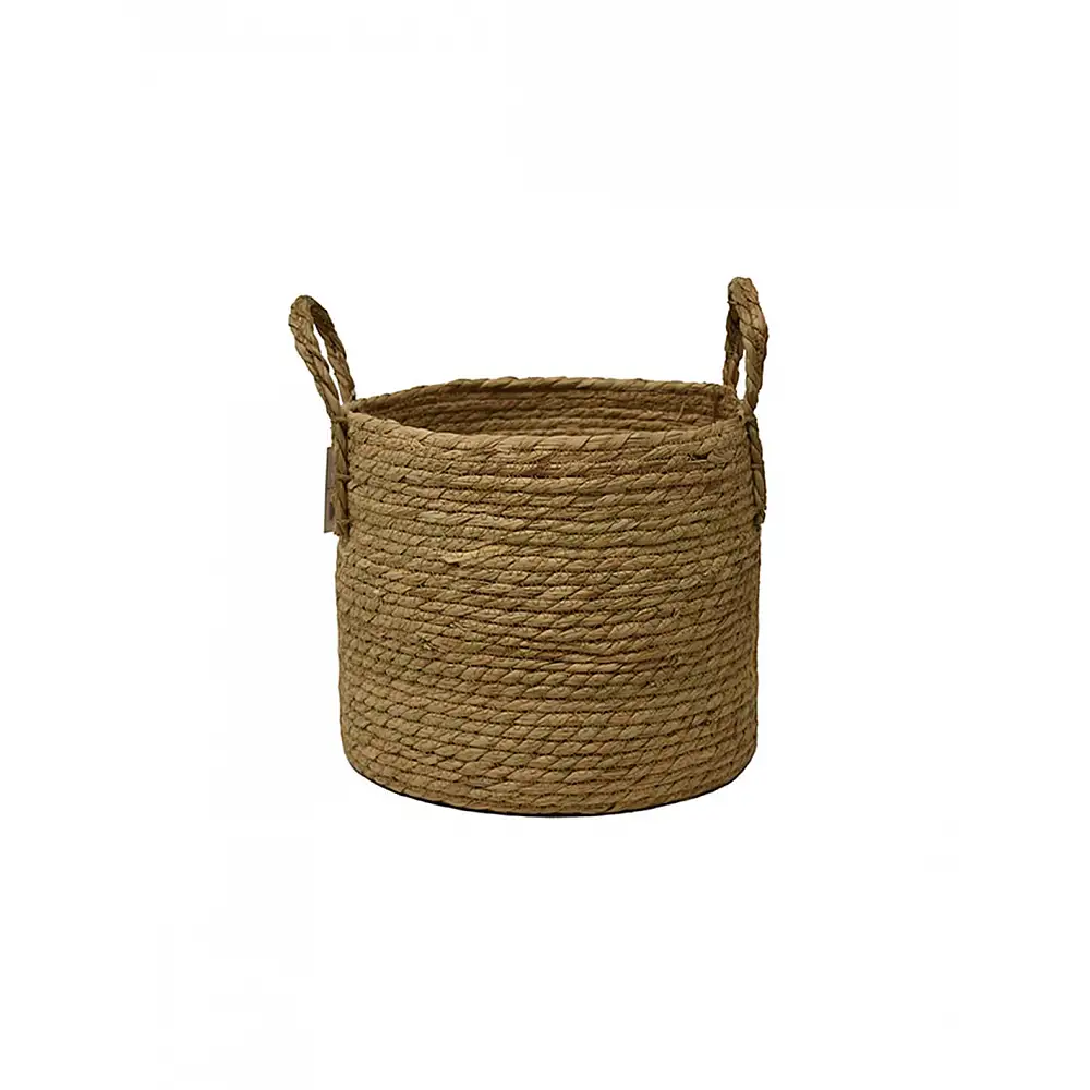 Καλάθι ψάθινο φυσικό χρώμα  Φ29x26