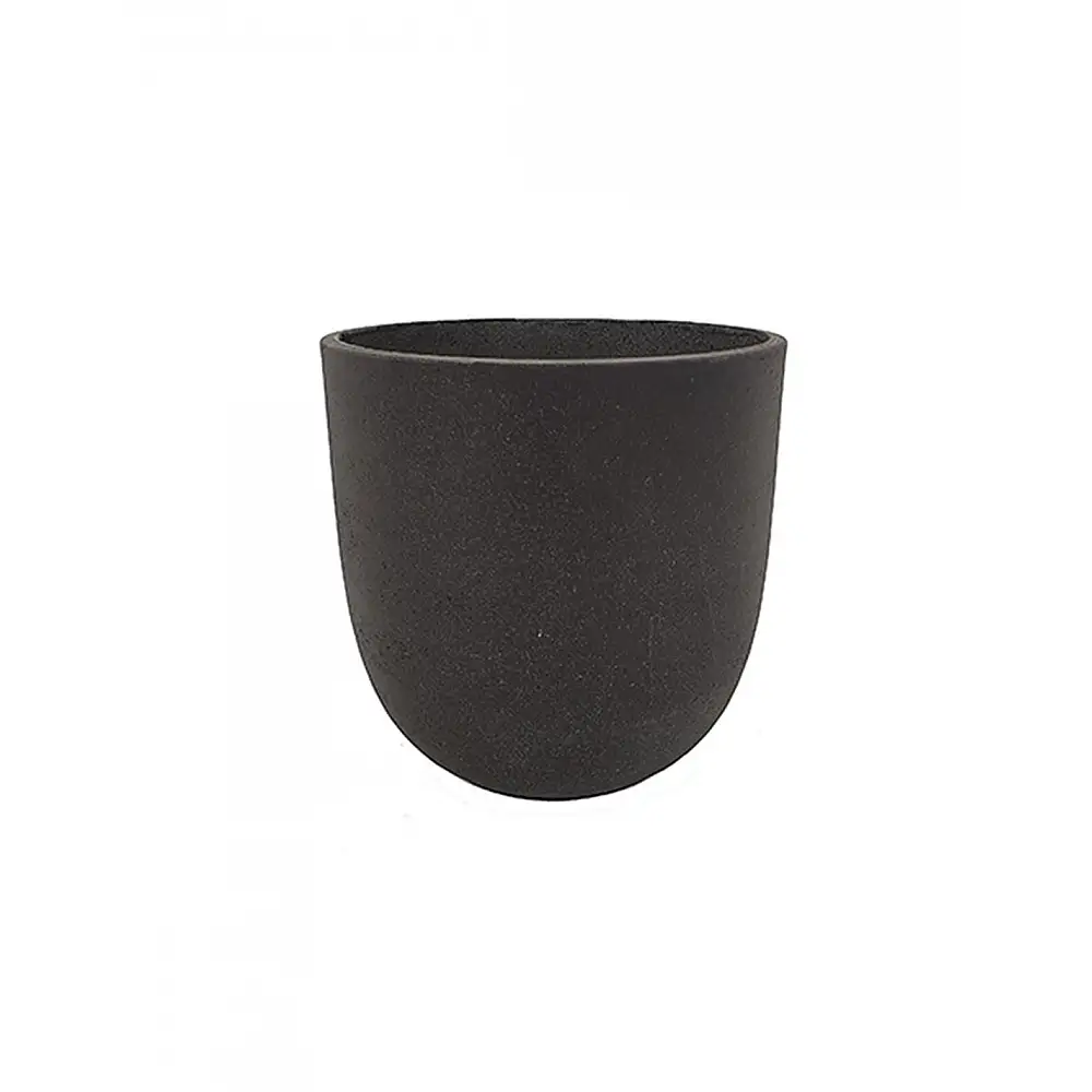 Γλάστρα cement μαύρο χρ.  Φ46X43
