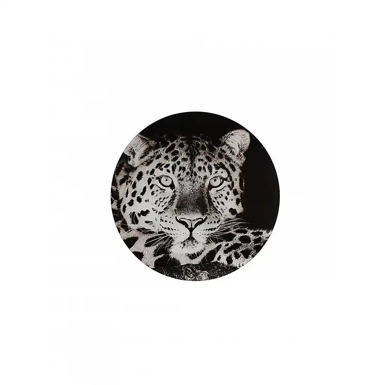 Πίνακας τοίχου γυάλινο Wild Life ασπρόμαυρο 50x50