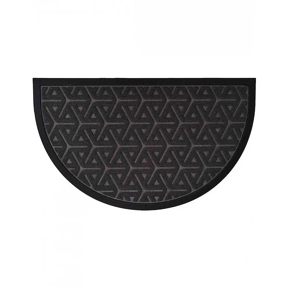 Ποδόμακτρο pp με λάστιχο σχέδιο/α half moon γκρι 45x75