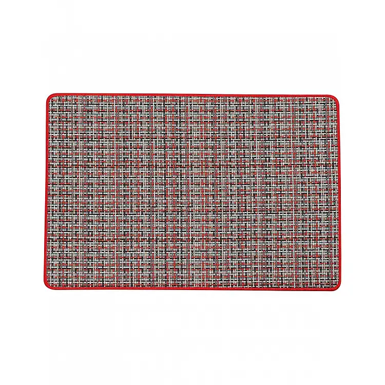 xαλί κουζίνας wooven polyester κόκκινο pixel 45x60