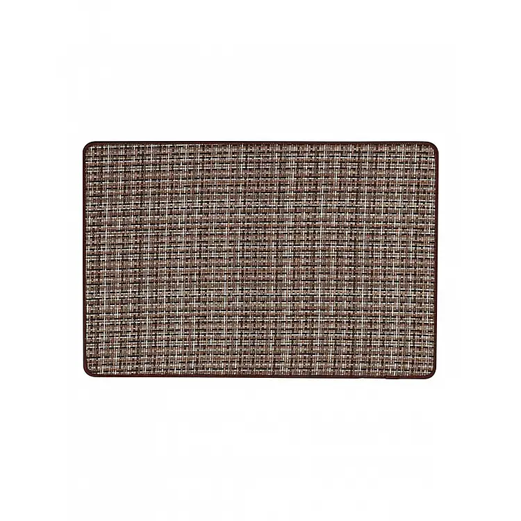 xαλί κουζίνας wooven polyester καφέ pixel 45x60