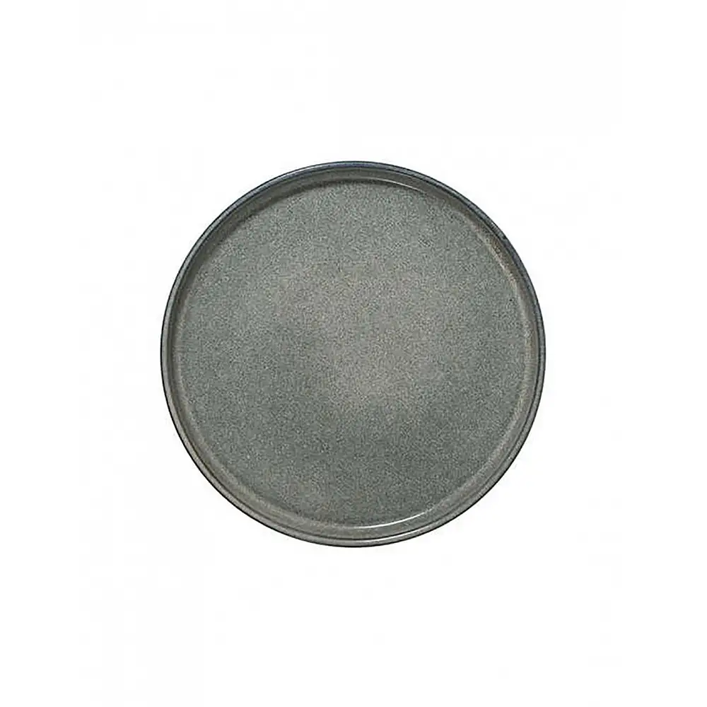 Πιάτο κεραμικό επιδορπίου γκρι Φ21