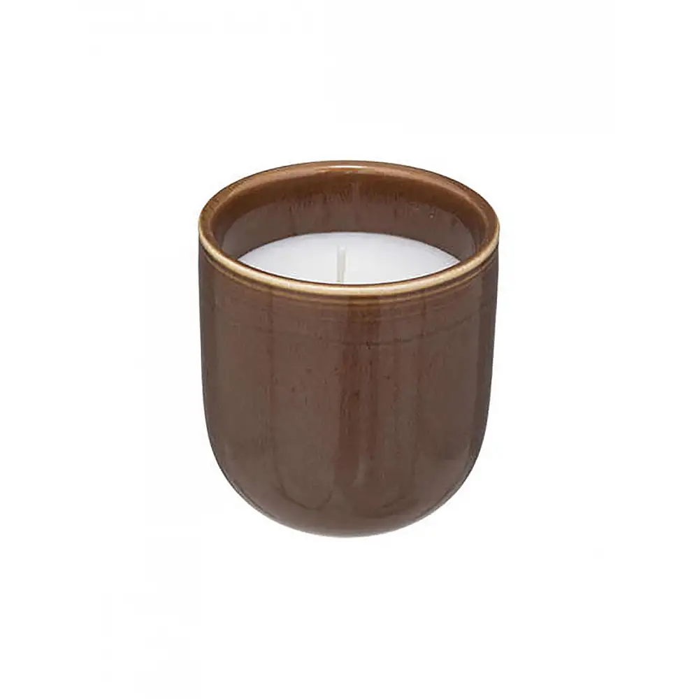 Ποτήρι κεραμικό με αρ. κερί amber