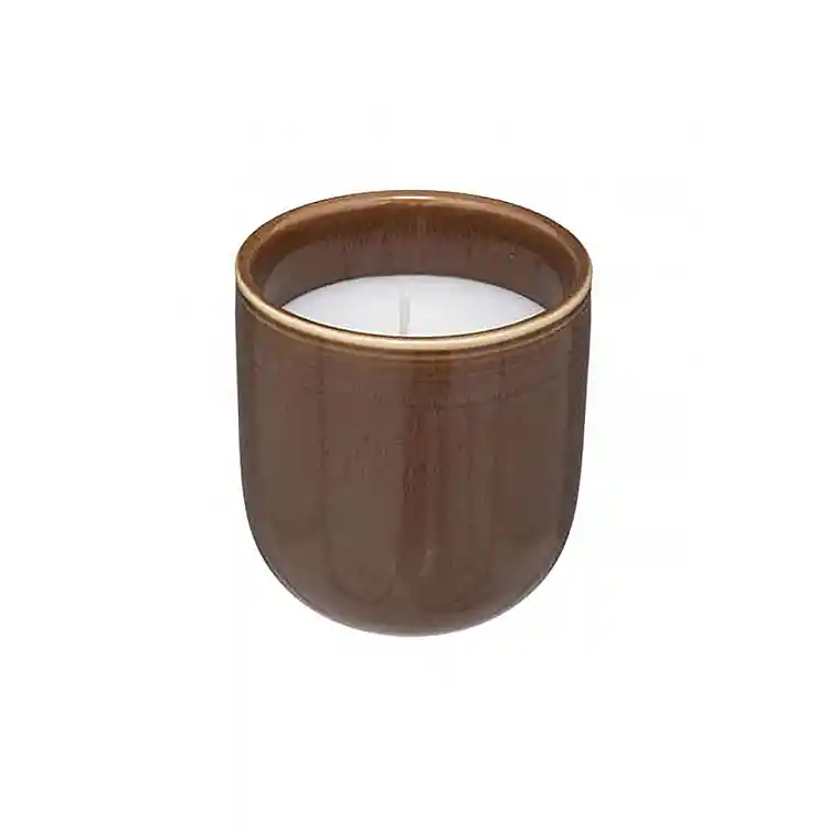 Ποτήρι κεραμικό με αρ. κερί amber