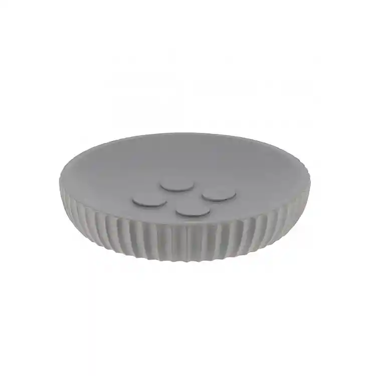 Σαπουνοθήκη polyresin γκρι stripes