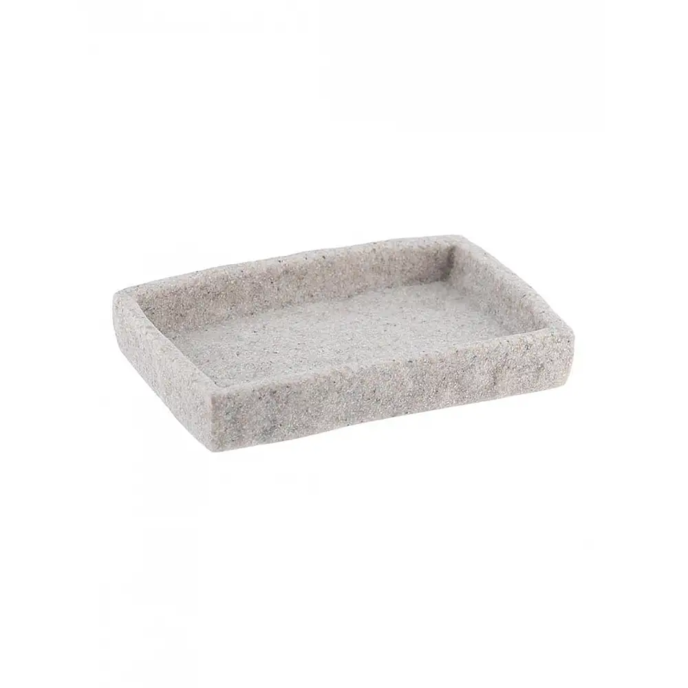 Σαπουνοθήκη polyresin stone γκρι
