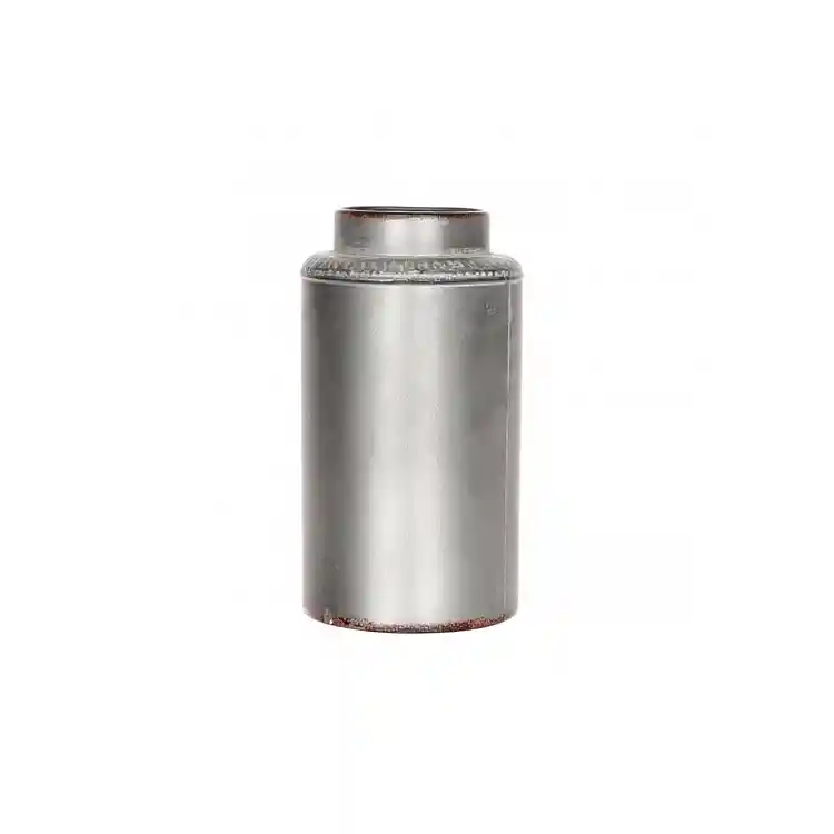 Βάζο μεταλλικό Bullet ασημί 16x30,5
