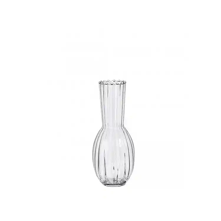 Βάζο γυάλινο SISSY rib 14X35
