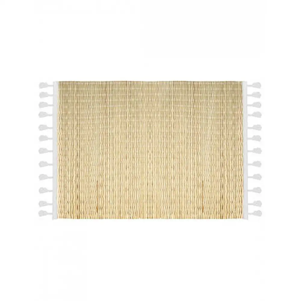 Σουπλά ψάθινο λευκό κρόσι 45x30